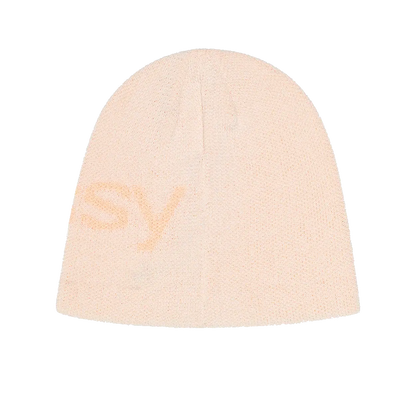 Stussy Helvetica UV Skullcap Beanie - White