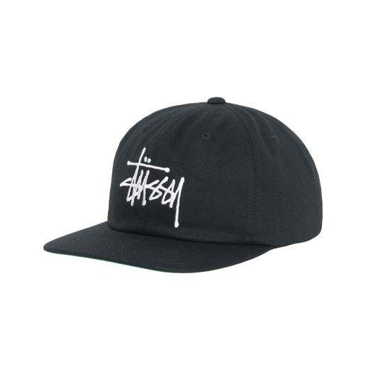 Stussy Basic Strapback Cap - Black