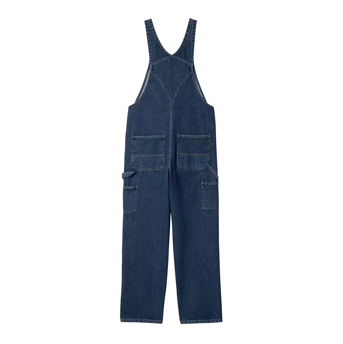 Carhartt WIP Double Knee Bib Overall - Blue Stone Washed