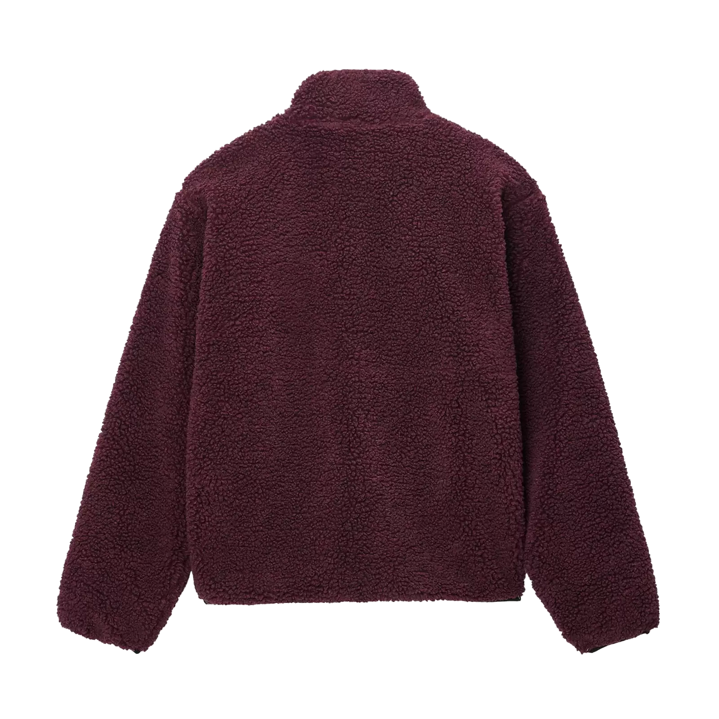 Stussy Sherpa Reversible Jacket - Burgundy