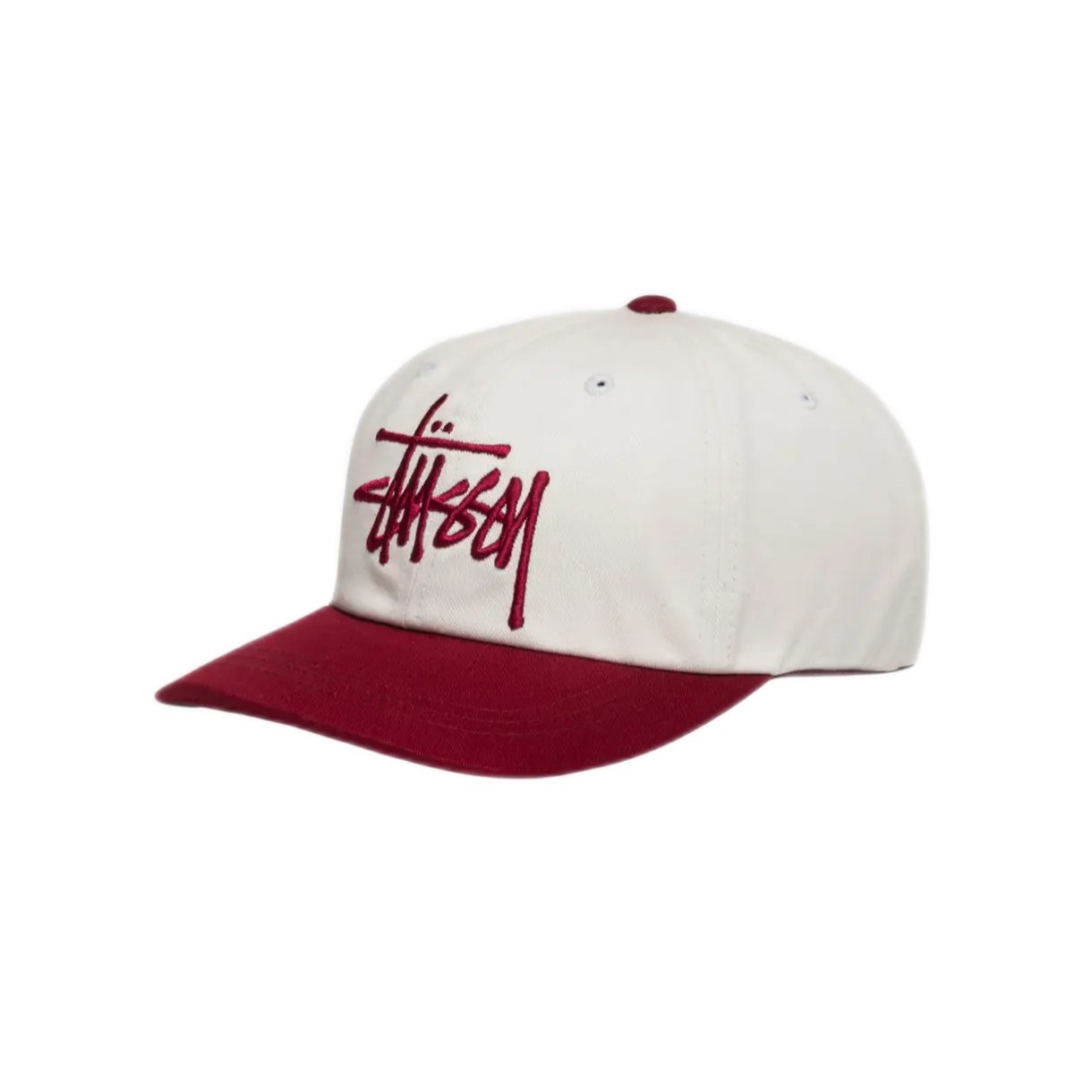 Stussy Big Basic Vintage Cap - Natural/Wine