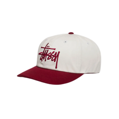 Stussy Big Basic Vintage Cap - Natural/Wine