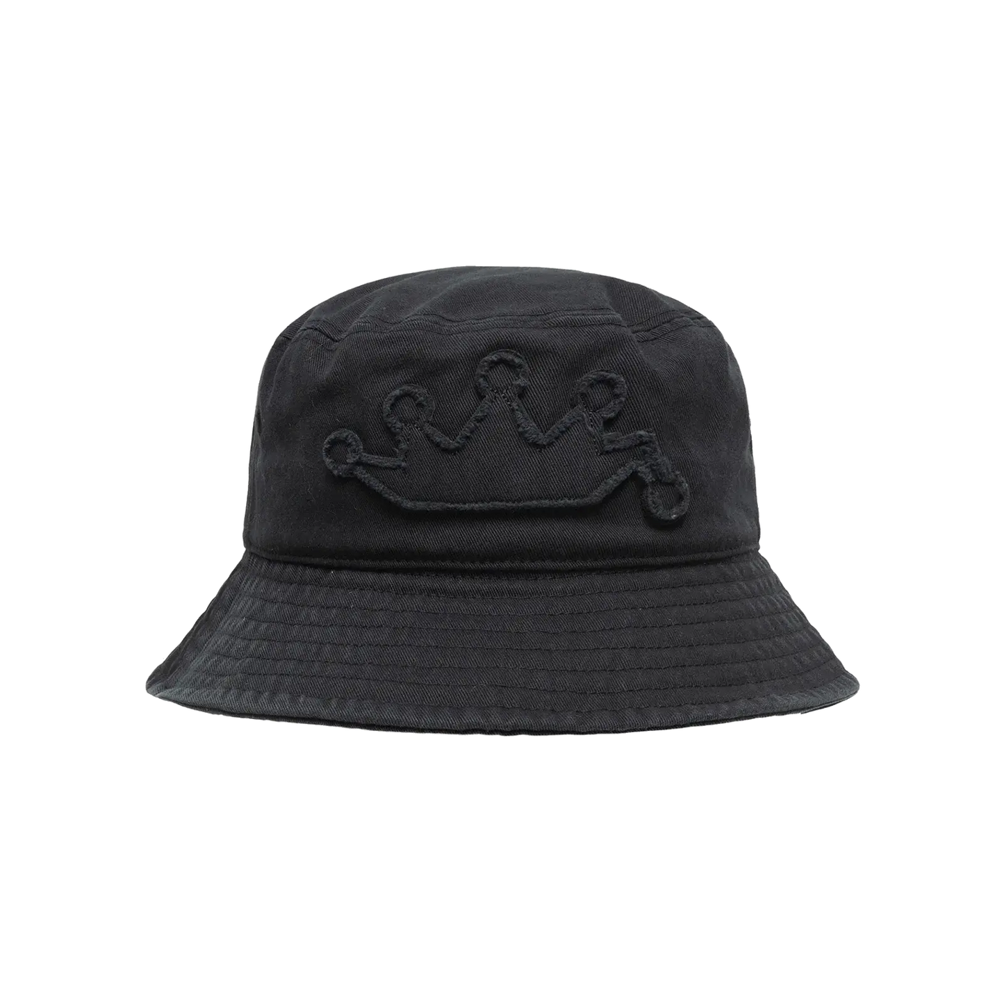 Stussy Crown Applique Bucket Hat - Black