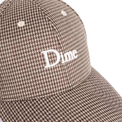 Dime Classic Houndstooth Low Pro Cap - Camel