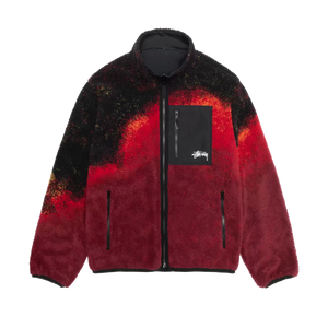 Stussy Sherpa Reversible Jacket - Lava