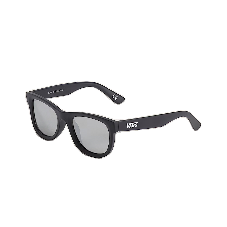 Vans Spicoli Sunglasses - Black Matte/Silver Mirror
