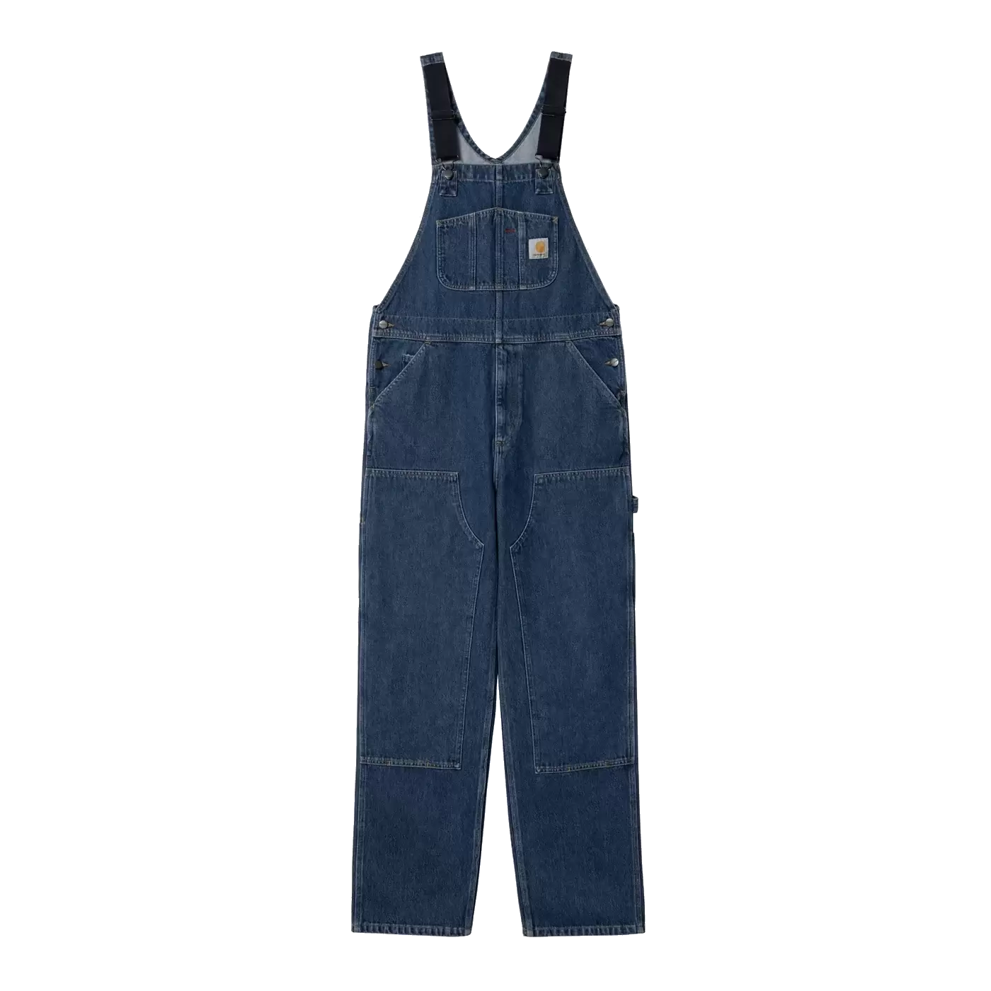 Carhartt WIP Double Knee Bib Overall - Blue Stone Washed