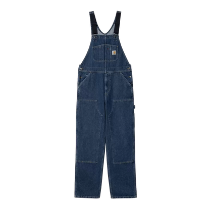 Carhartt WIP Double Knee Bib Overall - Blue Stone Washed