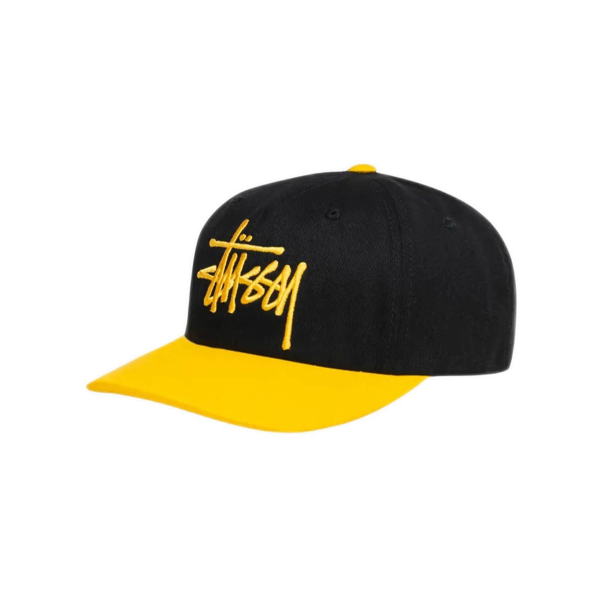 Stussy Big Basic Vintage Cap - Black/Gold