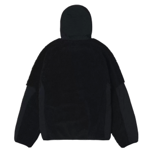 Stussy Sherpa Paneled Hooded Jacket - Black