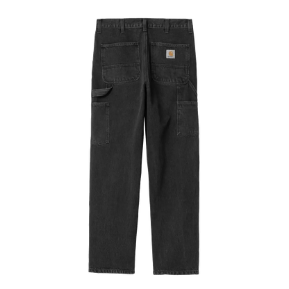 Carhartt WIP Double Knee Pant - Black Stone Washed Smith Denim