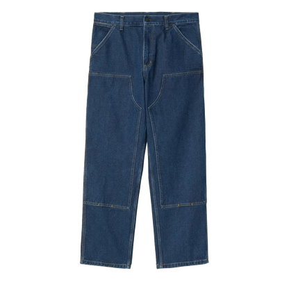 Carhartt WIP Double Knee Pant - Blue Stone Washed Smith Denim