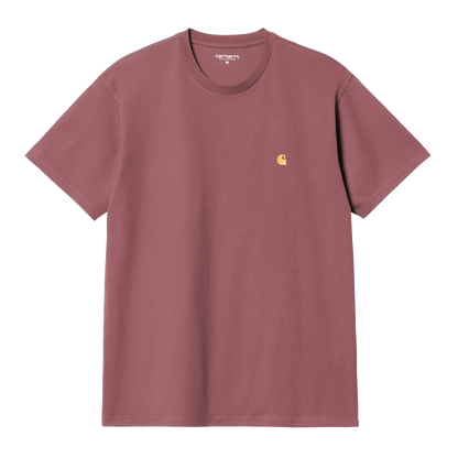 Carhartt WIP Chase Tee - Dusty Fucshia