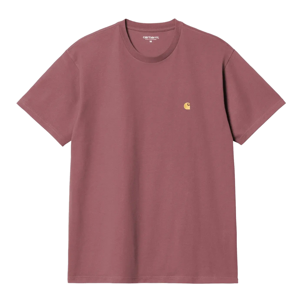 Carhartt Chase Tee WIP - Dusty Fucshia