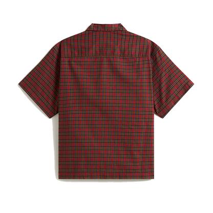 Vans Larkspur Timber Plaid Shirt - Poppy Ember