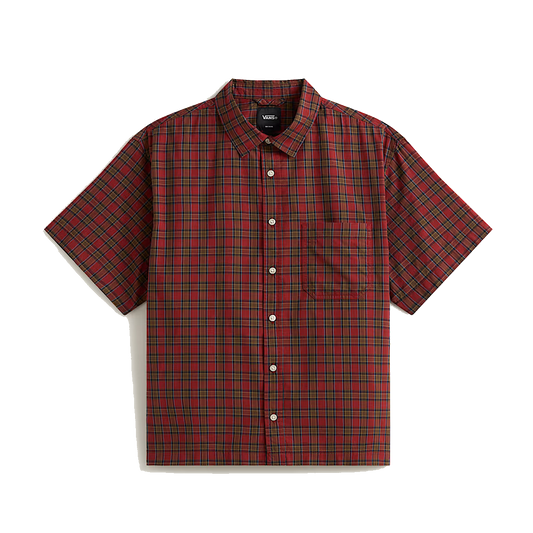 Vans Larkspur Timber Plaid Shirt - Poppy Ember