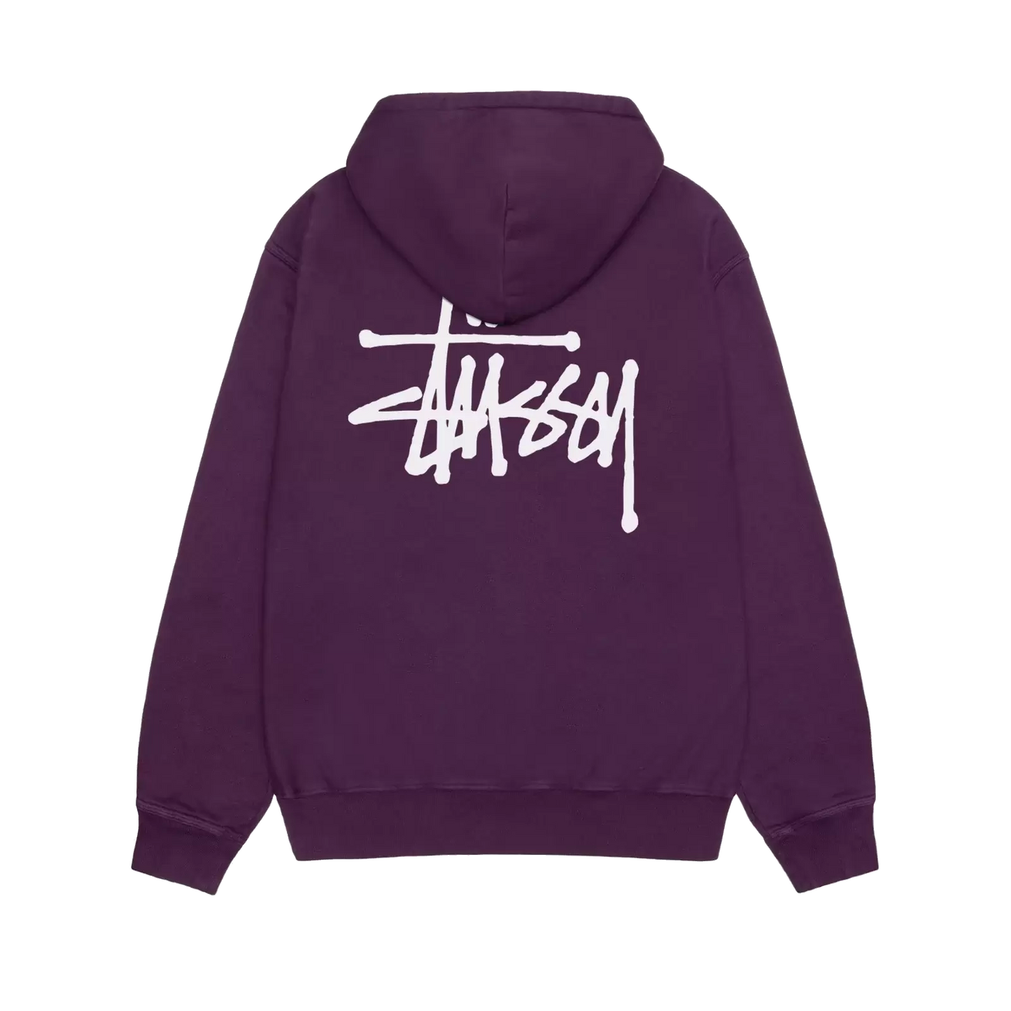 Stussy Basic Pigment Dyed Hoodie - Purple