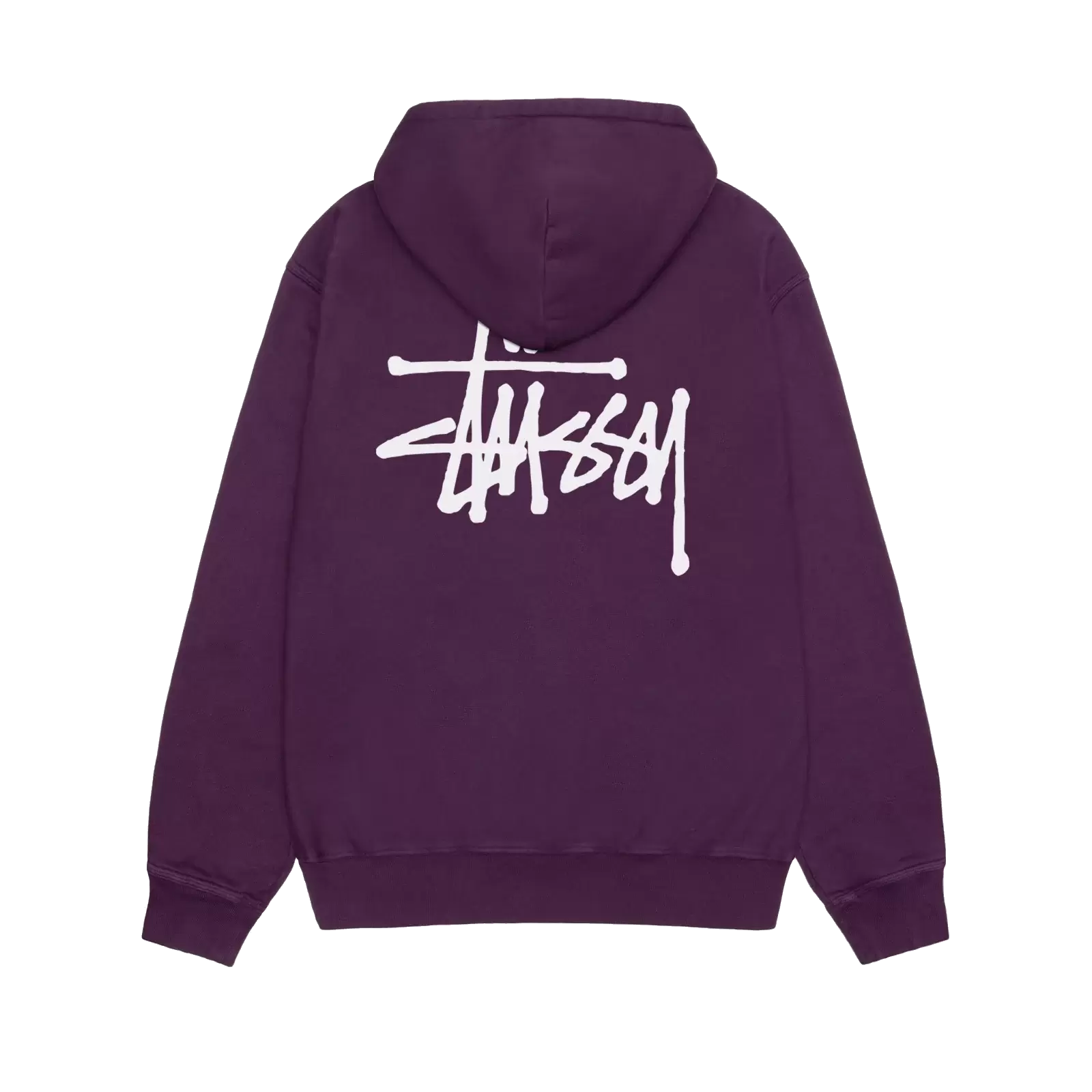 Stussy Basic Pigment Dyed Hoodie - Purple – Ninetimes Skateshop