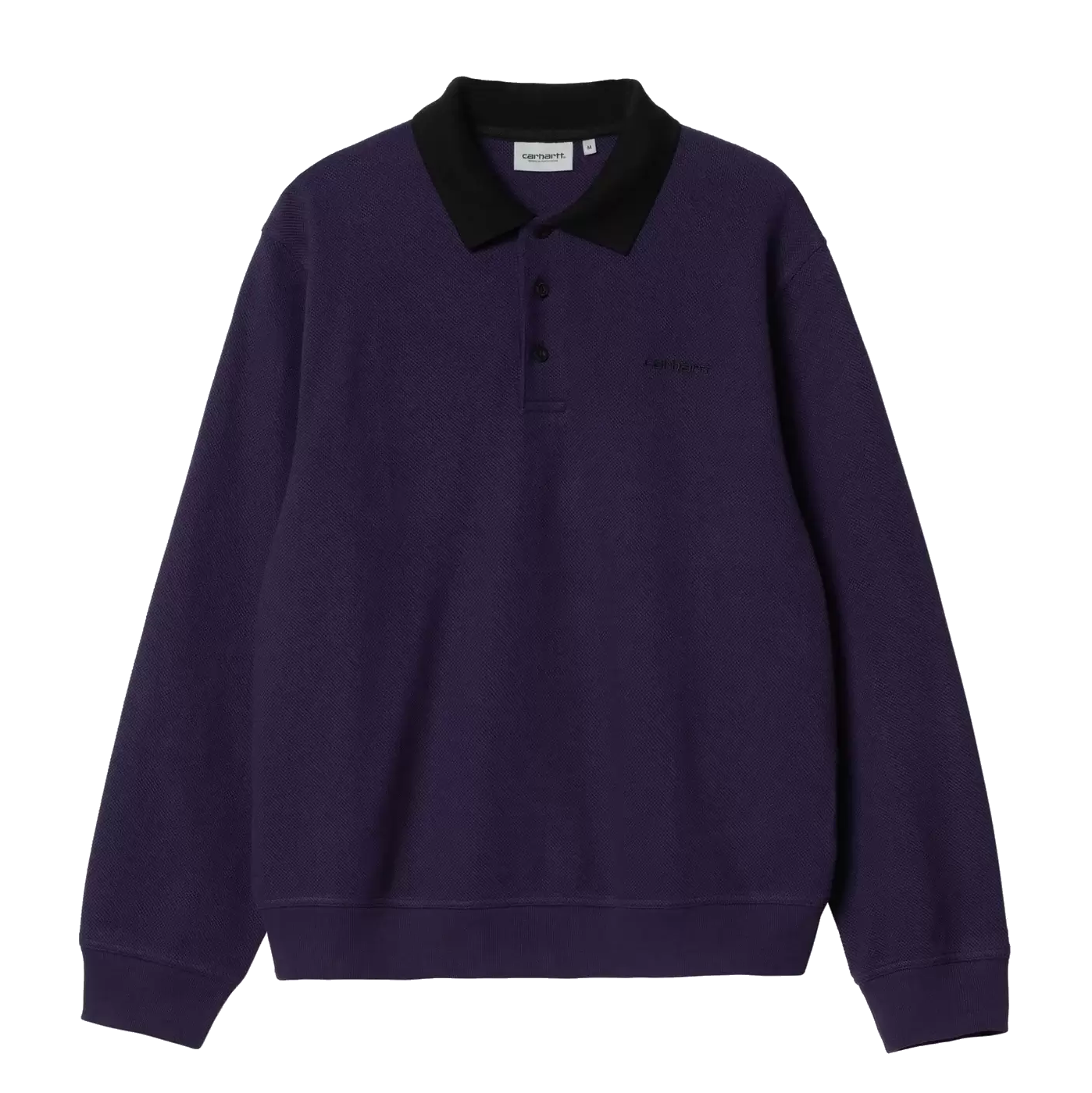 Carhartt WIP Vance Rugby Shirt - Cassis/Black