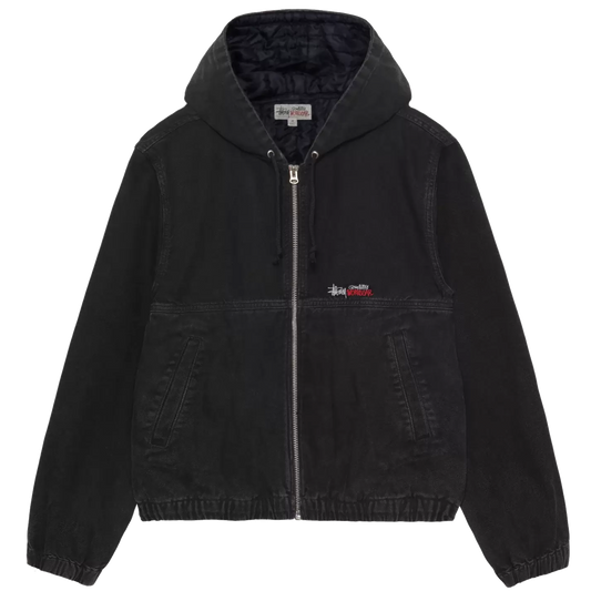 Stussy Work Jacket Insulated Canvas - Black