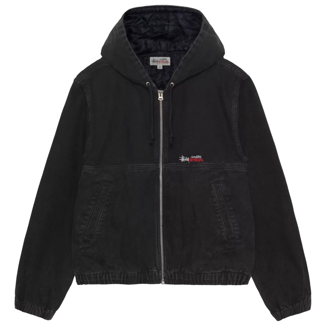 Stussy Work Jacket Insulated Canvas - Black