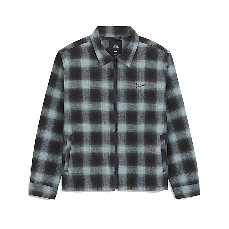 Vans Crestmont Plaid Shacket - Parisian Night Blue