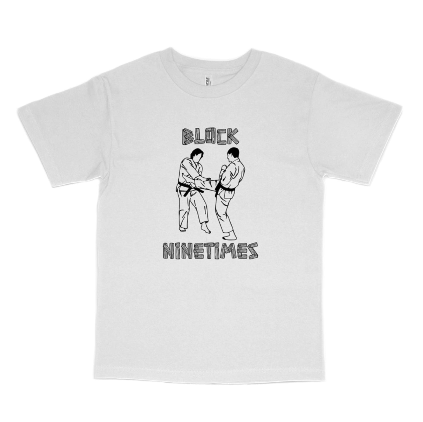 Ninetimes X Block Uke Tee - White