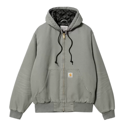 Carhartt WIP OG Active Jacket - Smoke Green Aged Dearborn Canvas