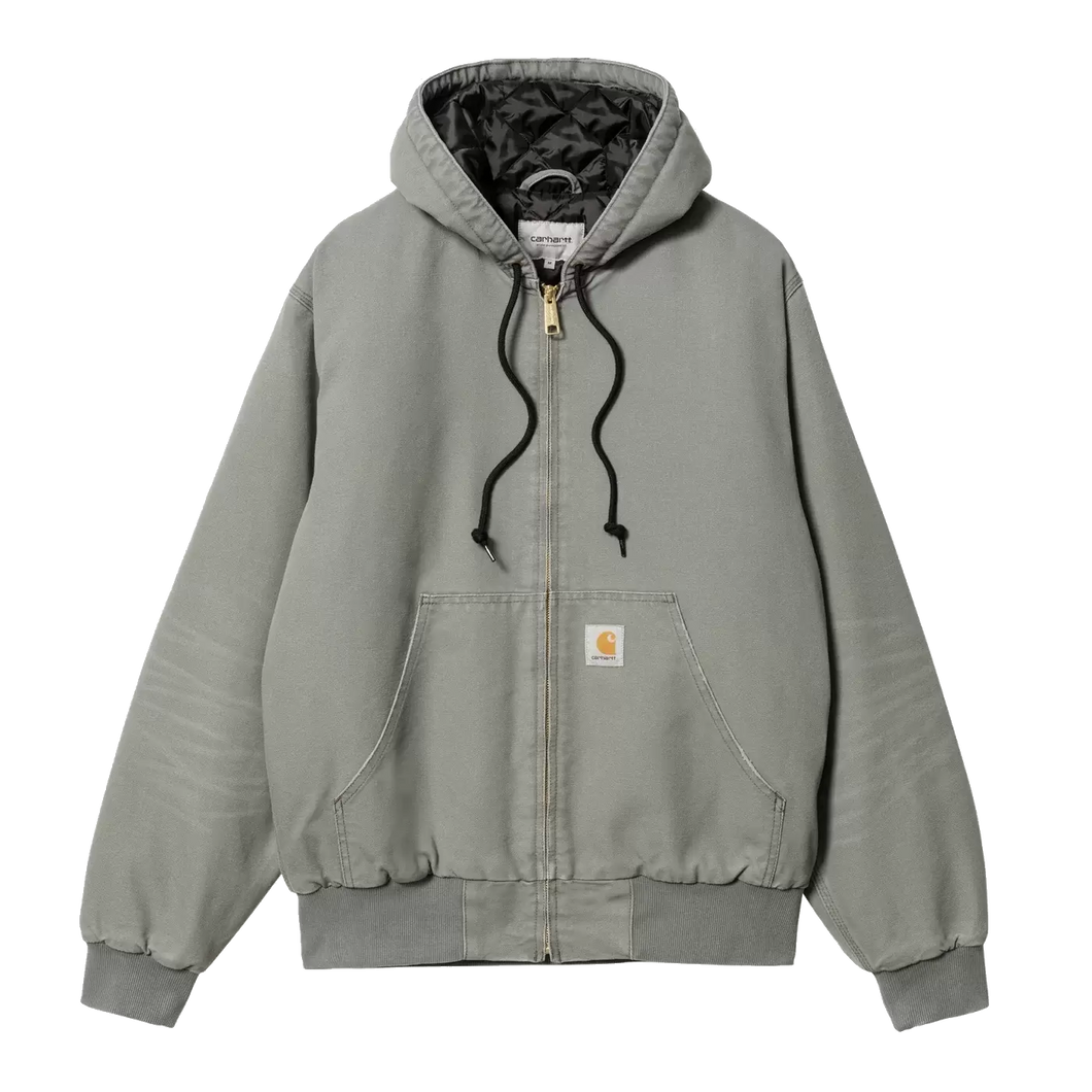 Carhartt WIP OG Active Jacket - Smoke Green Aged Dearborn Canvas