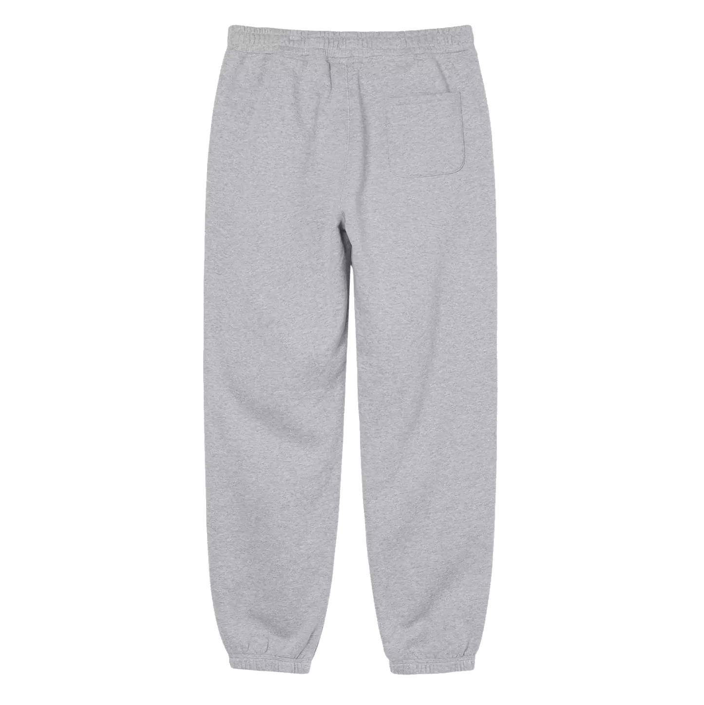 Stussy Stock Logo Fleece Pant - Grey Heather