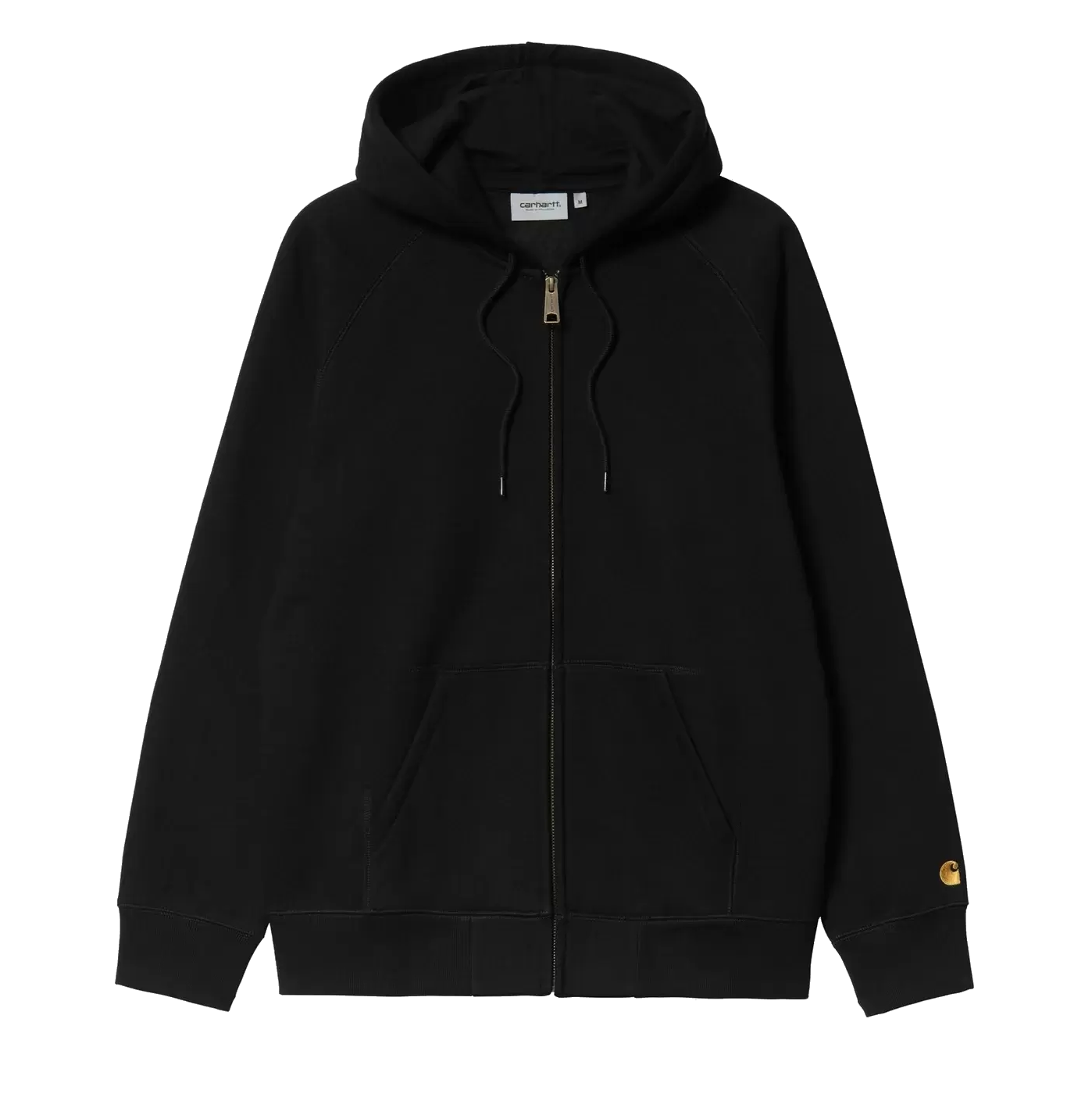 Carhartt WIP Hooded Chase Jacket - Black/Gold