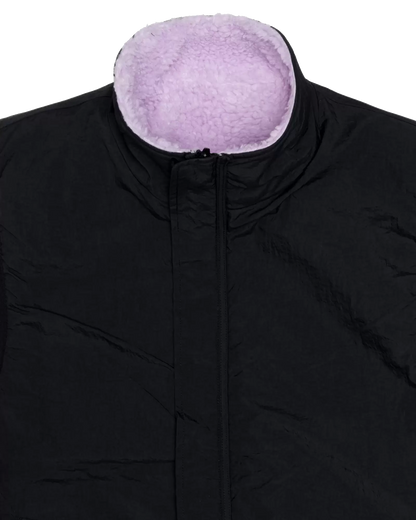 Stussy Sherpa Reversible Vest - Lavender