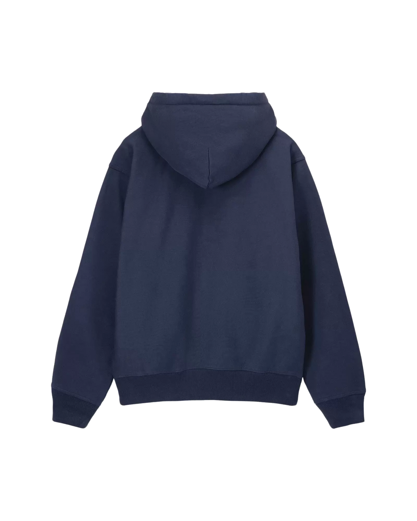 Stussy Stock Logo Zip Hoodie - Navy