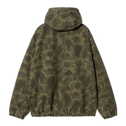 Carhartt WIP Duck Camo Active Jacket - Green/Office Green Garment Dyed