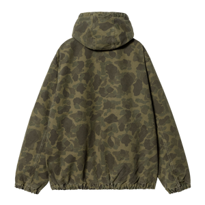 Carhartt WIP Duck Camo Active Jacket - Green/Office Green Garment Dyed