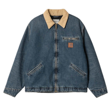 Load image into Gallery viewer, Carhartt WIP OG Detroit Jacket - Blue/Dusty Hamilton Brown (worn used wash)