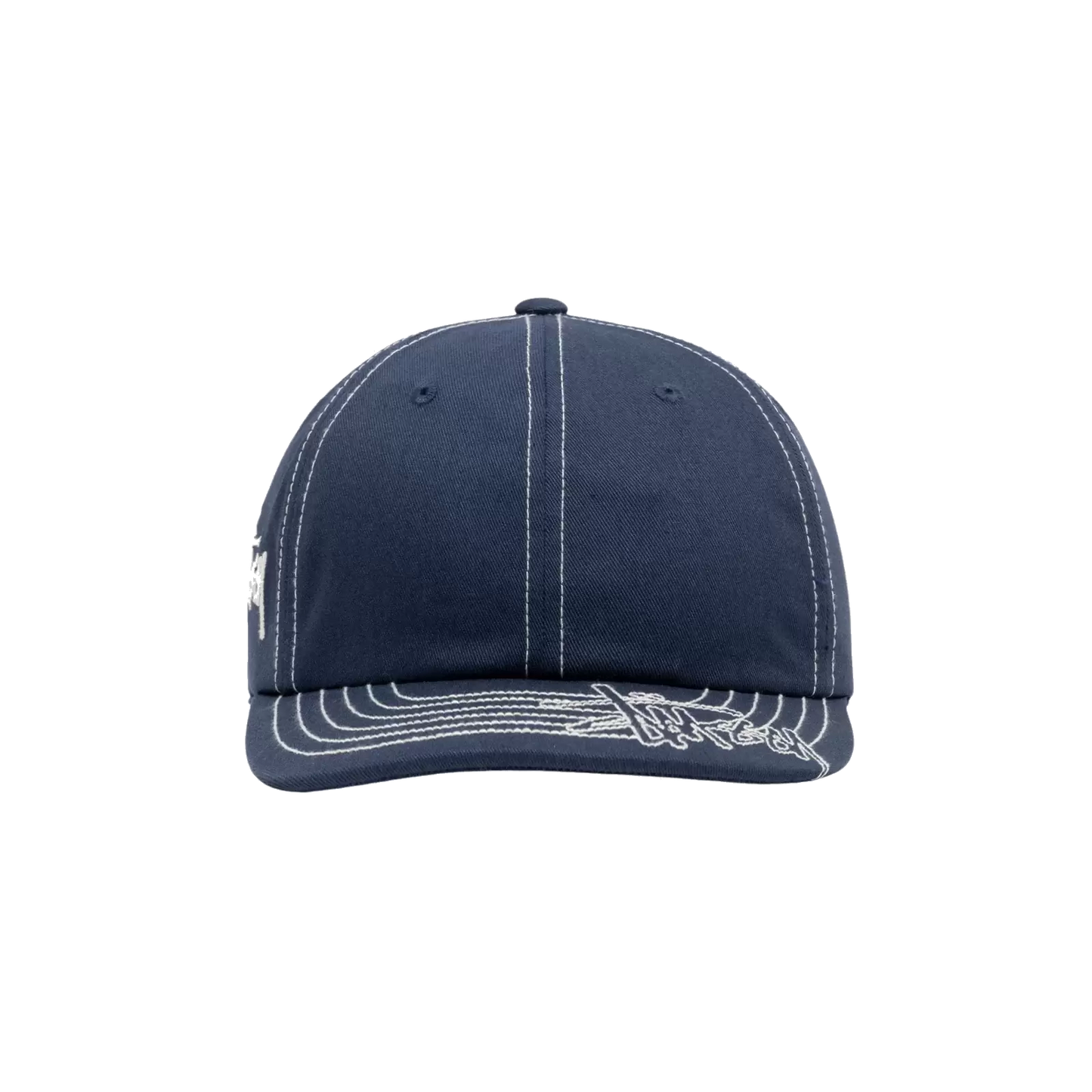 Stussy Basic Visor Stitch Low Pro Cap - Navy