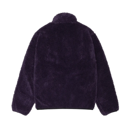 Stussy Sherpa Reversible Jacket - Purple