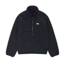 Load image into Gallery viewer, Stussy Sherpa Reversible Jacket - Purple