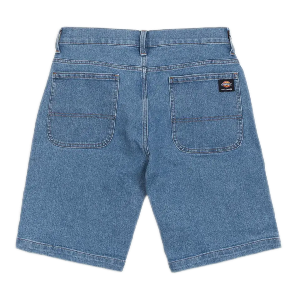 Dickies Skateboarding Wingville Loose Fit Denim Shorts - Light Denim