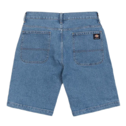 Dickies Skateboarding Wingville Loose Fit Denim Shorts - Light Denim