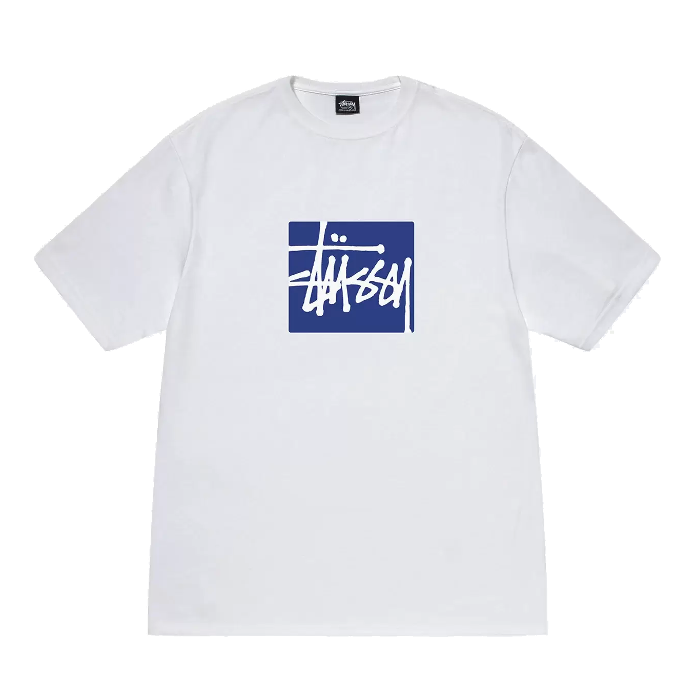 Stussy Stock Box Tee - White