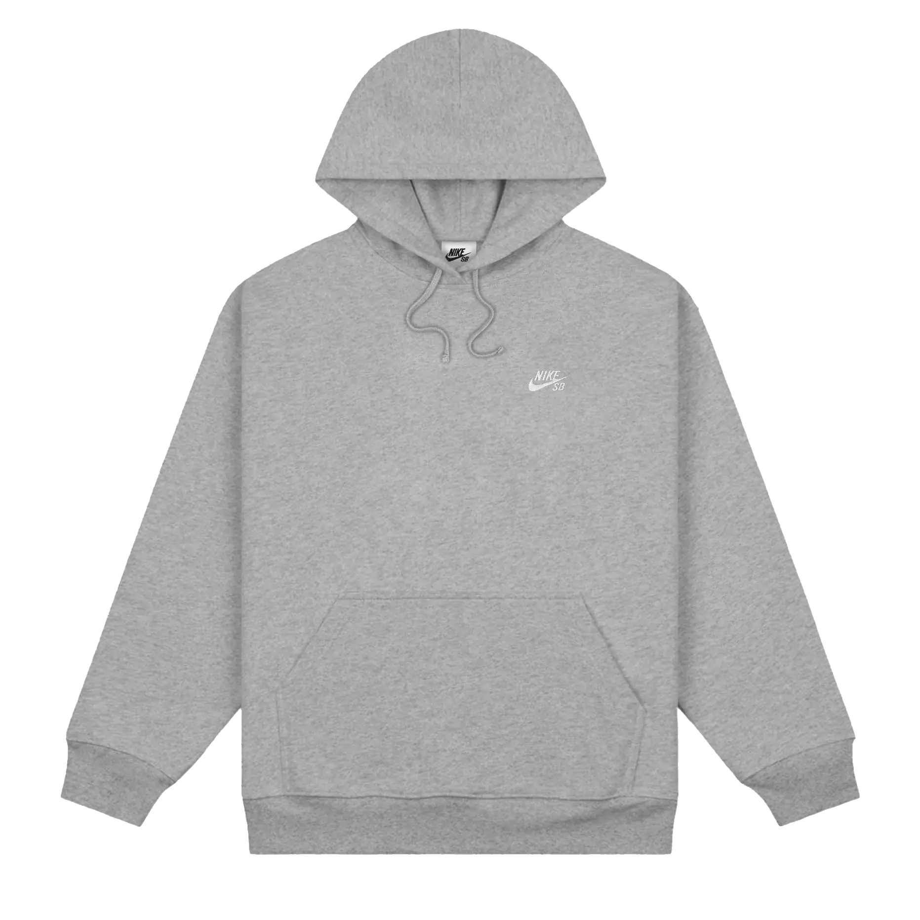 Nike SB Hoodie Essential Logo Dark Grey Heather White XL