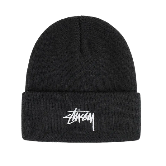 Stussy Stock Cuff Beanie - Black