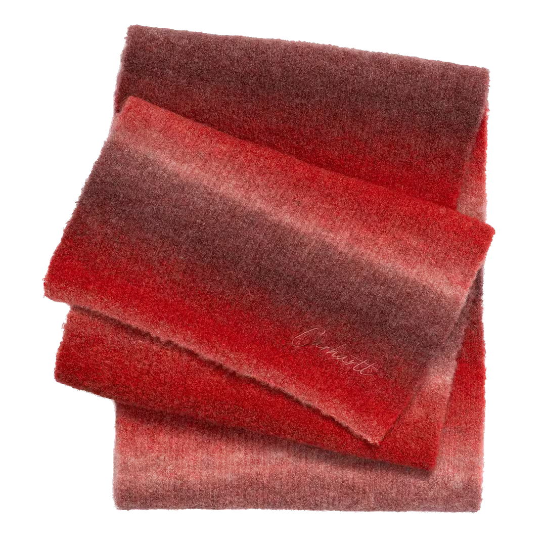 Carhartt WIP Tony Stripe Jacquard Scarf - Palisander/Glassy Pink