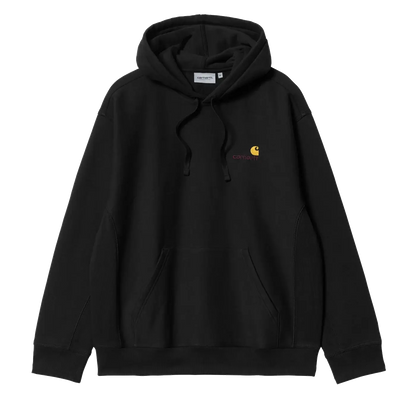 Carhartt WIP American Script Hoodie - Black