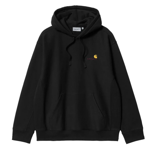 Carhartt WIP American Script Hoodie - Black