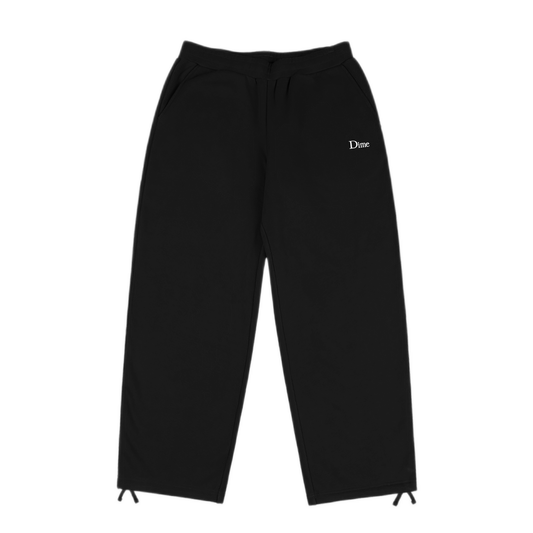 Dime Classic Small Logo Sweatpants - Black