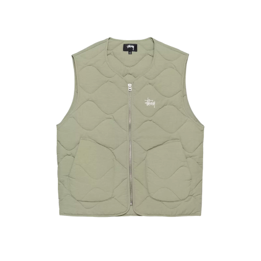 Stussy Recycled Nylon Liner Vest - Coyote