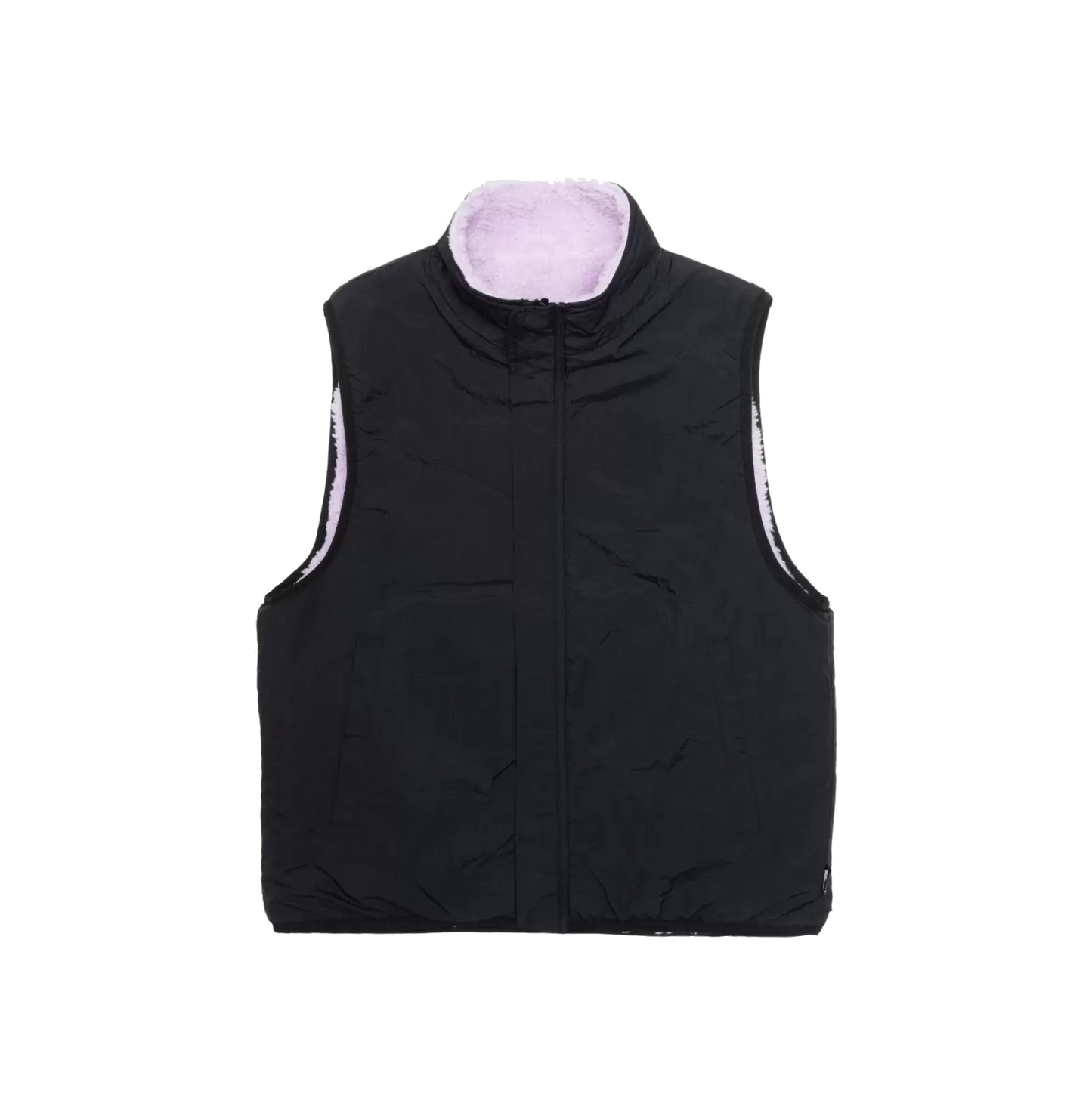 Stussy Sherpa Reversible Vest - Lavender